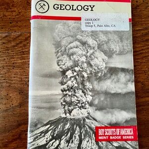 Vintage Boy Scouts of America, Merit Badge Series: GEOLOGY 1985 Printing